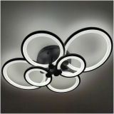 001/6 144W черный хром Люстра LED 78см*55см