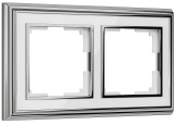 Рамка Palacio WL17-Frame-02 хром / белый