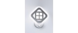 602/1 (1С2065) WHITE/БЕЛЫЙ LED D180/H100/1/LED/14W 3 РЕЖИМА