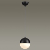 4958/1 PENDANT ODL22 307 черный/металл/белый/стекло Подвес E27 1*40W PINGA