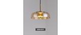 8231 BRASS+AMBER/ЛАТУНЬ+ЯНТАРЬ D230/H180-1500/1/LED/7W/4000K