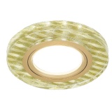 Св-к Gauss Backlight BL080 Круг гран.Золотые нити/Золото,Gu5.3,LED2700 1/40
