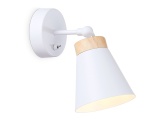 TR8213 WH/LW белый/светлое дерево E27 max 40W Накладной спот D120*252