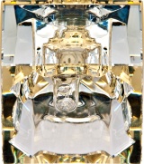 JD 62 - CL 35 W прозрачный  золото, светильник декоративный, под галогенную лампу G-9
