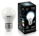 Лампа Gauss LED Globe 4W E27 4100K 1/10/50