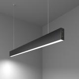 Св-к LED подвесной односторонний 103см 20Вт 6500К черная шагрень