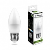 Лампа LB-97 16LED(7W) 230V E27 4000K свеча