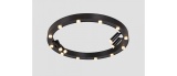 9134 BLACK D650/H100/12+4/LED/48W/3000K
