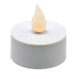 FL077   6 шт*1LED янтарный,  чайные свечи