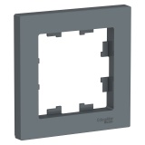 Рамка однопостовая грифель  ATLASDESIGN