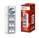 Светильник сд аварийный СБА 2207DC 6+1LED 1.0Ah lithium battery DC IN HOME (арт. 1061)