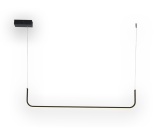 09413-1A,19 Светильник Райн черный Led 18W 3000К