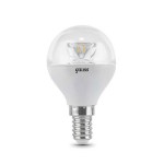 Лампа Gauss LED Globe Crystal Clear E14 4W 2700K 1/10/50