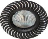 GS-M 392 BK черный MR-16 св-к встраиваемый
