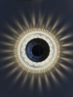 5327-11 L СТЕКЛО LED KG светильник прозрачный （clear)+Белый(white) (1/30)