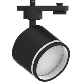 Светильник 163AL, трековый под лампу GX53, черный (1/50)