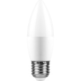 Лампа LB-970 (13W) 230V E27 свеча 6400K С37 (/10/100)