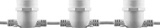 Белт-лайт CL50-8 Гирлянда  10 E27, шаг 50cm БЕЛЫЙ, 8м (3м сетевой шнур) IP65