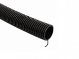Труба гофрированная D=16мм с зондом черный ПНД (100м) T-plast, Nexel
