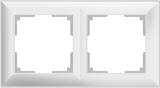 Белый Fiore - Рамка на 2 поста WL14-Frame-02