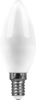  Cафит Лампа  9W свеча 230V E14 6400K, SBC3709 (1/10/200)