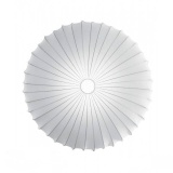 AXOlight "Muse" светильник потолочный, эластичная моющаяся ткань белая, D40смХ14см, E27 1 x max 60w/
