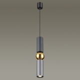 4071/5L L-VISION ODL19 024 серый/золото Подвес GU10 1*5W SAKRA