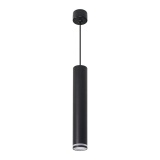 Светильник потолочный на подвесе MR11 35W, 230V, черный, D40*H250 ML1008