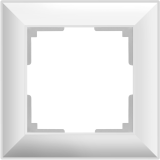 Белый Fiore - Рамка на 1 пост WL14-Frame-01