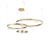 08263,36P 133.5*95(80+60+40) h150 Led 100W (4000K) Подвес Кастела диммируемый латунь