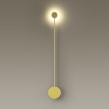 3902/5WG HIGHTECH ODL20 89 золотистый/металл Настенный светильник LED 4000K 5W 220V SATELLITE