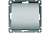 Выключатель одноклавишный "UNIVersal" серия "Афина", с/у, 10А, 220В, серебро (еврослот)	