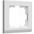 Белый - Рамка на 1 пост /WL04-Frame-01-white Werkel