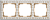 WL07-Frame-03/Рамка на 3 поста (белое золото)