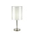 SLE107304-01 Прикроватная лампа Никель/Белый E14 1*40W