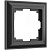 Черный  Fiore - Рамка на 1 пост WL14-Frame-01