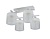 06593B/4 WHITE+CHROME (2) Люстра (RL)