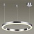 4244/45L L-VISION ODL21 029 мат никель/металл Подвесной светильник IP20 LED 45W 1798Лм 4000K BRIZZI