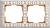 WL07-Frame-02/Рамка на 2 поста (белое золото)