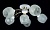 С-K292/5+1 FGD+WT (4) светильник потолочный
