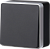 Электроустановочные изделия - Выключатель одноклавишный проходной/ WL15-01-03 (черный серебро)	Gallant