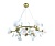 2661A/9 G9 SPRAY PAINT BRASS+WHITE (1) Люстра NW