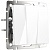 Белый - Выключатель трехклавишный / WL01-SW-3G Werkel