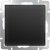 Черный матовый - Выключатель одноклавишный промежуточный/ /WL08-SW-1G-C  Werkel