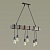 3740/6 LOFTI LN19 203 черный Люстра E27 6*60W 220V KLAUS