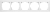 Белый снаб - Рамка на 5 постов (белый, basic) / WL03-Frame-05 