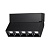 358323 OVER NT19 084 черный Светильник накладной IP33 LED 4000К 13W 110-265V EOS