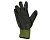 Перчатки акриловые с рифленным резиновым покрытием F300 камуфляж (зел-черн.)(12/480) (по12 шт)