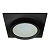 Светильник DL505 потолочный встраиваемый, 15W 230V GX53, IP44, черный, квадрат, без лампы