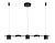 8022-DW-5 BLACK 30W 4000K L1200 x W100 x H1200